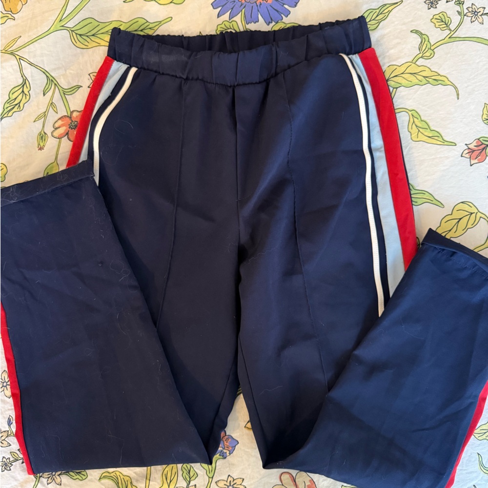 Zara Blue Striped Pants